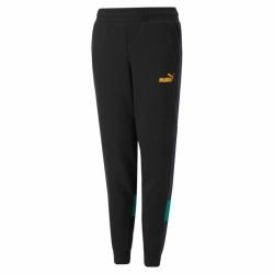 Pantalón de Chándal para Niños Puma Essentials+ Colorblock Negro Niños