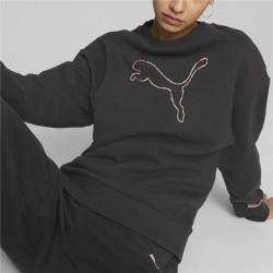 Sudadera sin Capucha Mujer Puma Better Negro