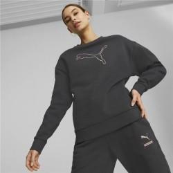 Sudadera sin Capucha Mujer Puma Better Negro