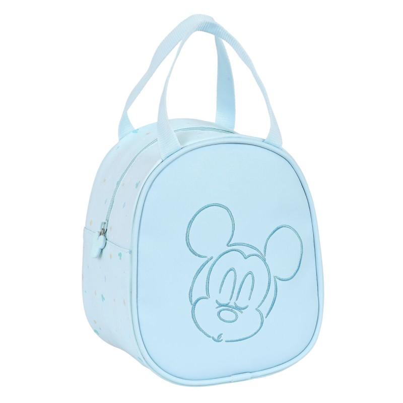 Portameriendas Térmico Mickey Mouse Clubhouse 19 x 22 x 14 cm Azul claro