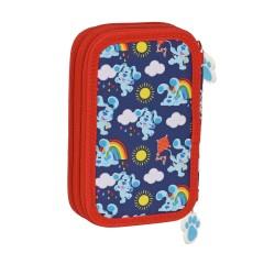 Plumier Doble Blue's Clues Azul marino (28 piezas)