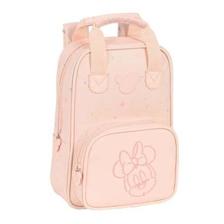 Mochila Escolar Minnie Mouse Rosa (20 x 28 x 8 cm)