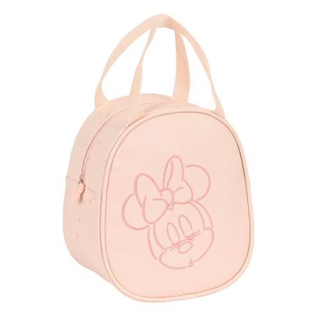 Portameriendas Térmico Minnie Mouse 19 x 22 x 14 cm Rosa