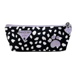 Estuche Escolar Gorjuss Smitten kitten Negro Blanco (22.3 x 8.8 x 5.7 cm)