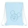 Bolsa Mochila con Cuerdas Mickey Mouse Clubhouse Azul claro (26 x 34 x 1 cm)