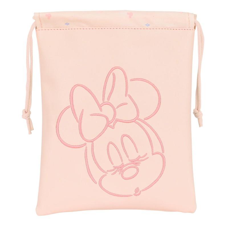 Portameriendas Minnie Mouse 20 x 25 cm Saco Rosa