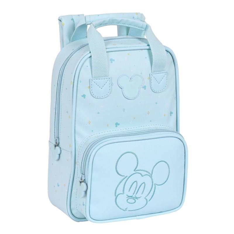 Mochila Escolar Mickey Mouse Clubhouse Azul claro (20 x 28 x 8 cm)