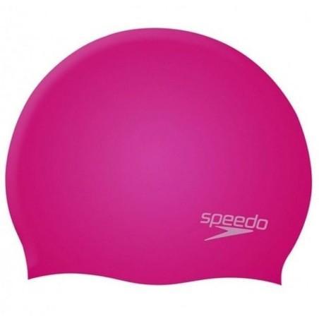 Gorro de Natación Speedo  PLAIN MOULDED Rosa Silicona