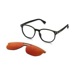 Montura de Gafas Hombre Havaianas UBATUBA-CS-807-UZ Negro Rojo Ø 51 mm