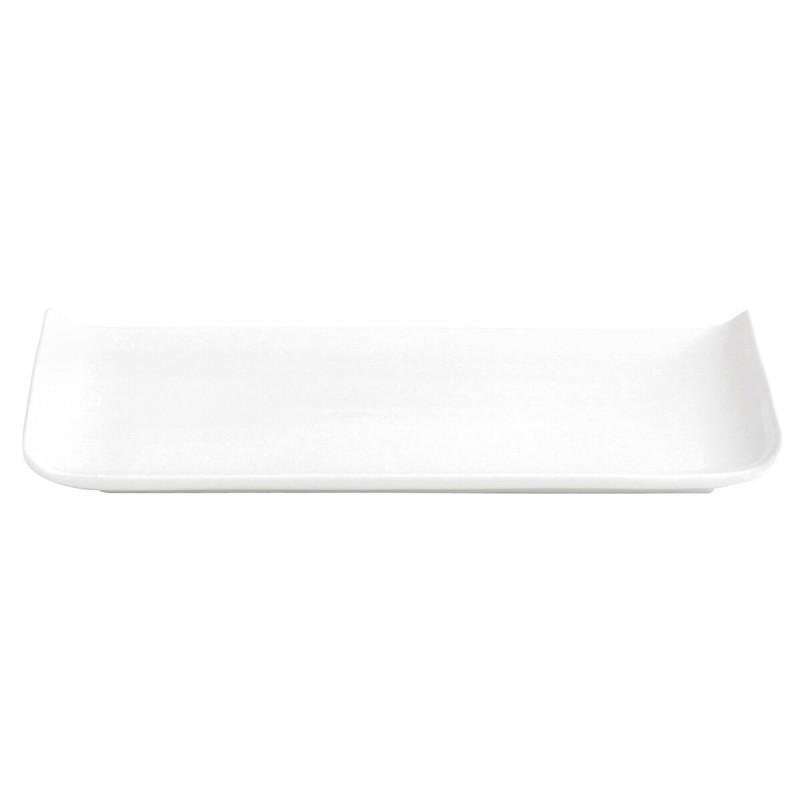 Plato Quid Chef Baguette Cerámica Blanco (25 x 12 cm) (Pack 6x)