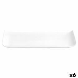 Plato Quid Chef Baguette Cerámica Blanco (25 x 12 cm) (Pack 6x)