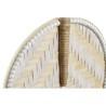 Decoración de Pared DKD Home Decor Marrón Blanco Abanico Bambú (27 x 2 x 64 cm) (27 x 2 x 55 cm)