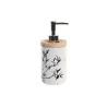 Dispensador de Jabón DKD Home Decor 8 x 9 x 17,5 cm Negro Blanco Gres