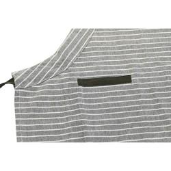 Delantal con Bolsillo DKD Home Decor 70 x 1 x 85 cm Gris Algodón Blanco Verde