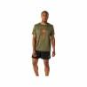 Camiseta de Manga Corta Hombre Asics FUJITRAIL Verde