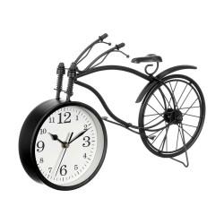 Reloj de Mesa Bicicleta Negro Metal 36 x 22 x 7 cm (4 Unidades)