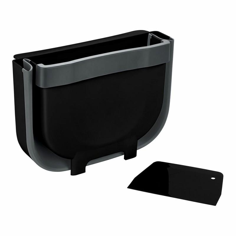 Cubo de basura para puerta de armario Wenko Fago 55028100 5 L Negro Plegable