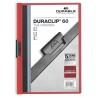 Carpeta Portafolios Durable Duraclip 60 Rojo Transparente A4 25 Piezas