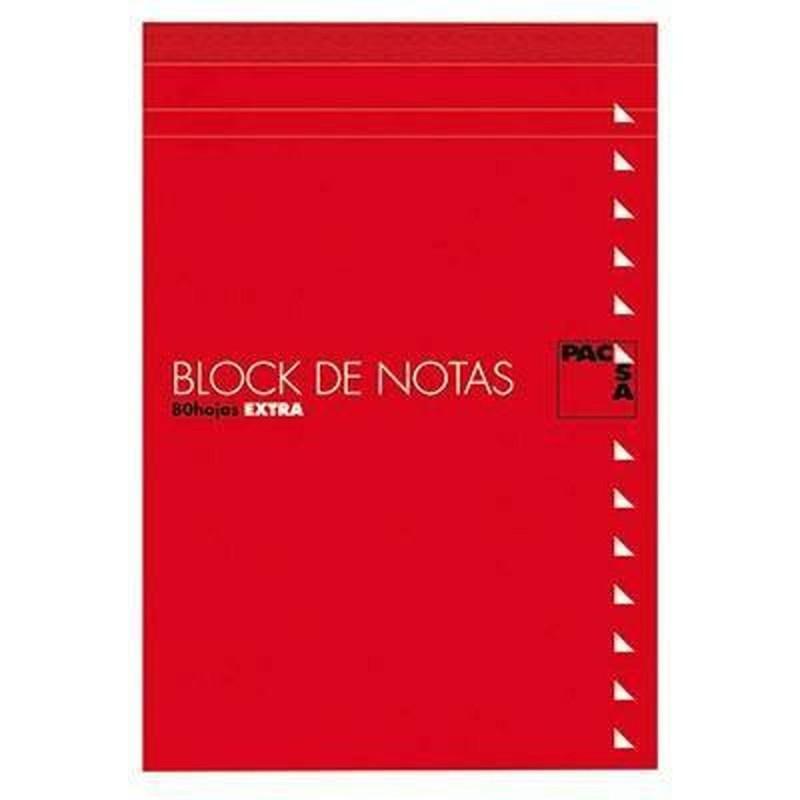 Bloc de Notas Pacsa 10 Unidades 80 Hojas Con Tapa 10 Piezas