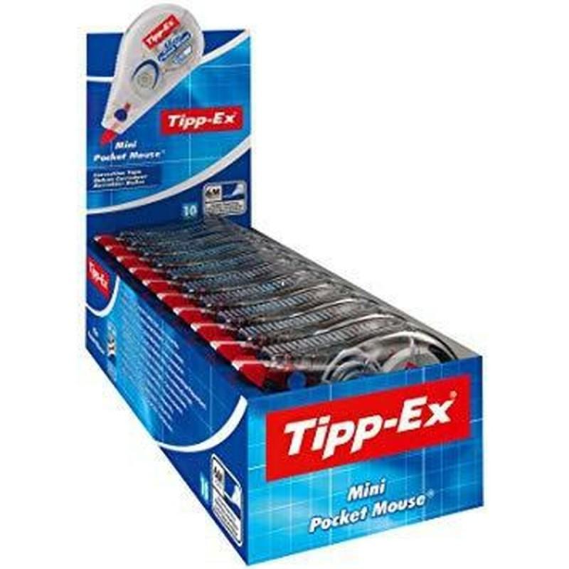 Cinta Correctora TIPP-EX 812878 Blanco (10 Piezas) (10 Unidades)