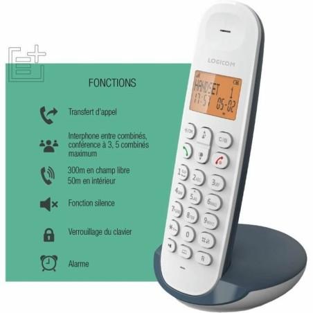 Teléfono Fijo Logicom DECT ILOA 150 SOLO Pizarra