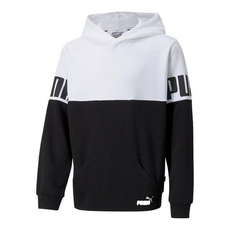 Sudadera sin Capucha Hombre Puma Colorblock Blanco