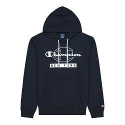 Sudadera sin Capucha Hombre Champion New York Graphic Print Azul oscuro