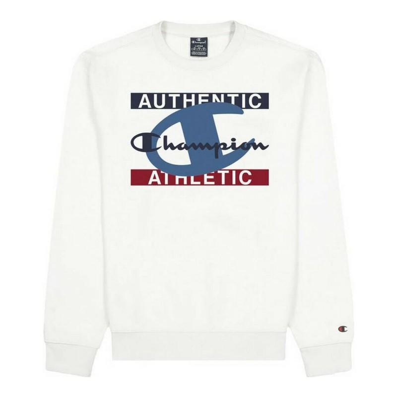 Sudadera sin Capucha Hombre Champion Authentic Athletic Blanco