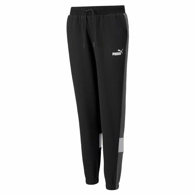 Pantalón Largo Deportivo Puma Colorblock Negro Hombre