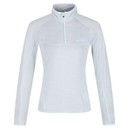 Camiseta de Manga Corta Mujer Regatta Yonder Half-Zip Blanco