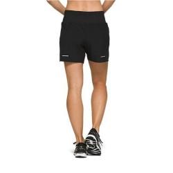 Pantalones Cortos Deportivos para Mujer Asics Road 5.5In Negro