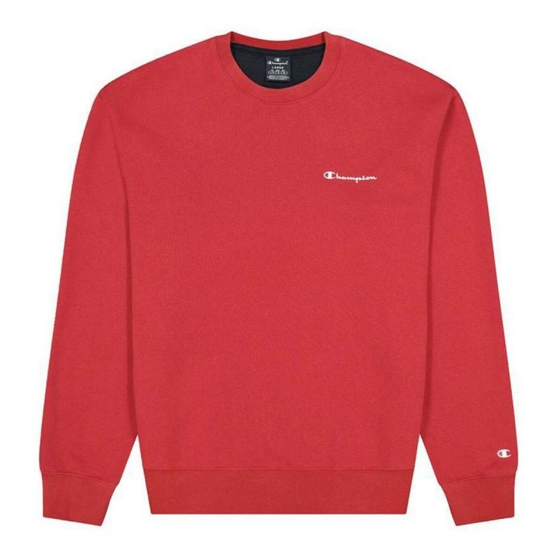 Sudadera Infantil Champion Spliced Script Logo Rojo