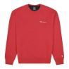 Sudadera Infantil Champion Spliced Script Logo Rojo