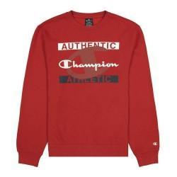 Sudadera sin Capucha Hombre Champion Authentic Athletic Rojo