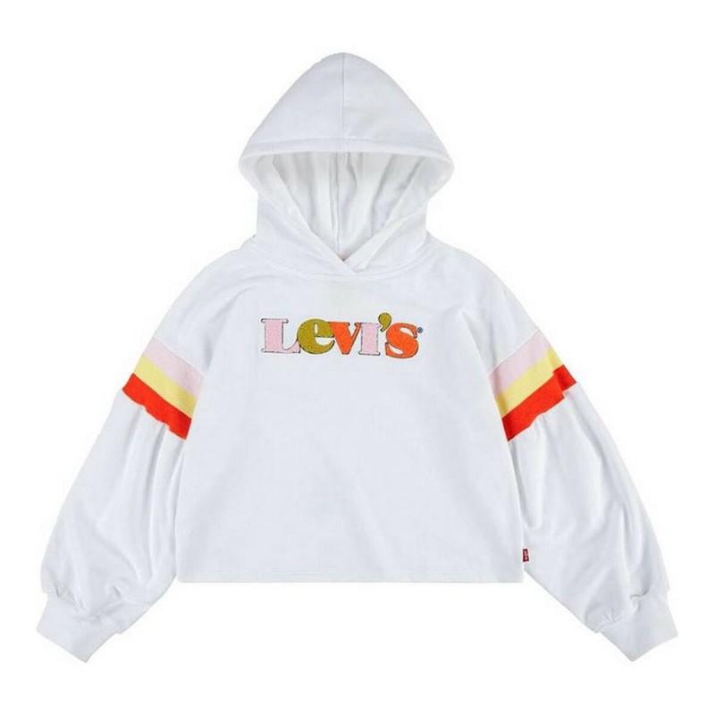 Sudadera Infantil Levi's  Full Sleeve High Rise Blanco