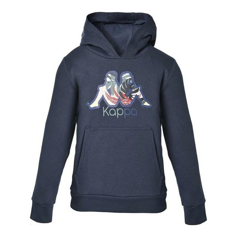 Sudadera con Capucha Niño Kappa Cache Azul oscuro