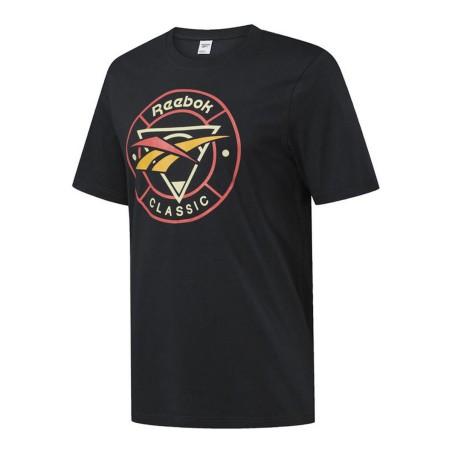 Camiseta de Manga Corta Hombre Reebok  Classic Trail Negro