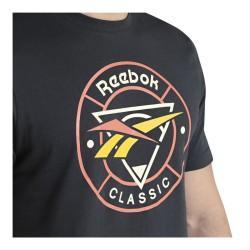 Camiseta de Manga Corta Hombre Reebok  Classic Trail Negro