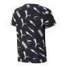 Camiseta de Manga Corta Infantil Puma AOP Negro