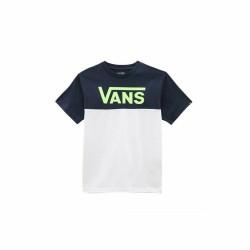 Camiseta de Manga Corta Niño Vans Classic Block Azul oscuro