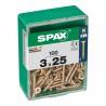 Caja de tornillos SPAX Tornillo de madera Cabeza plana (3,0 x 25 mm)