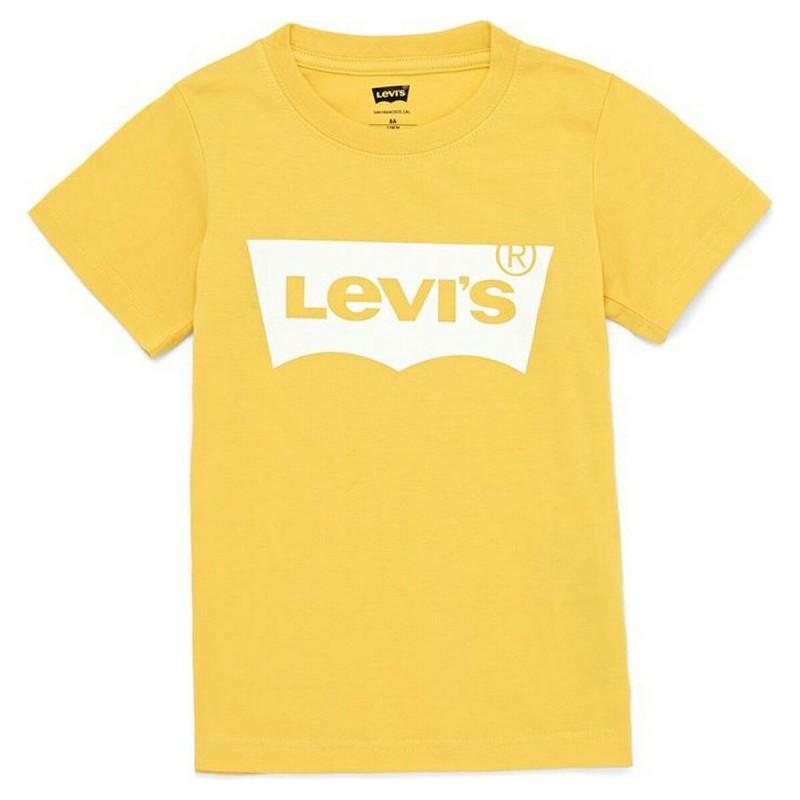 Camiseta de Manga Corta Infantil Levi's Batwing Amarillo