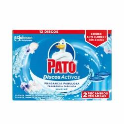 Ambientador de inodoro Pato Discos Activos Recambio Marino 2 Unidades Desinfectante