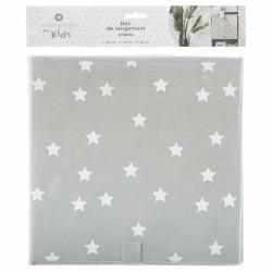 Cesta Multiusos Atmosphera Infantil Estrellas Textil (29 x 29 x 29 cm)