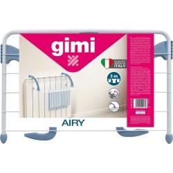 Tendedero Gimi 153460 Airy Radiador Plateado Acero Inoxidable (52 x 35 x 18 cm) (3 m)