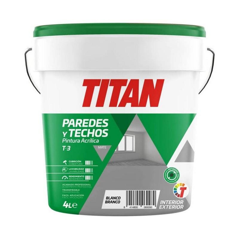 Pintura Titan 123000304 Blanco 4 L