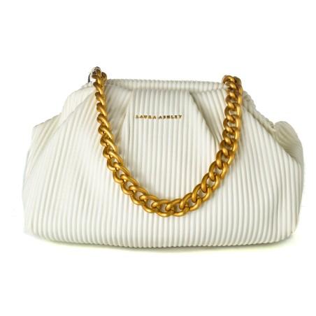 Bolso Mujer Laura Ashley DICKENS-STICK-WHITE Blanco 30 x 20 x 9 cm