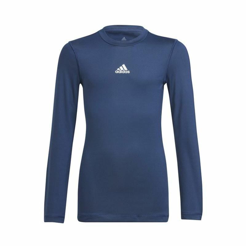 Camiseta de Fútbol de Manga Corta para Niños Adidas Techfit  Azul