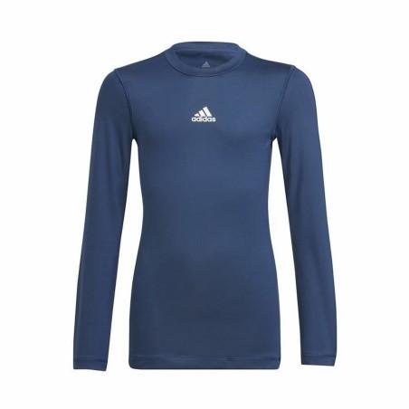 Camiseta de Fútbol de Manga Corta para Niños Adidas Techfit  Azul