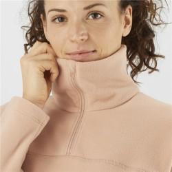 Forro Polar Salomon Essentiall Cosy Mujer Rosa claro